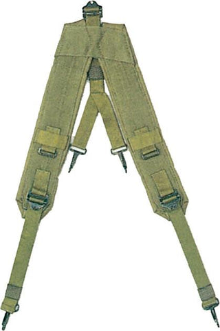 Olive Drab Tactical Combat Suspenders - Rothco Adjustable Gear Support –  Grunt Force