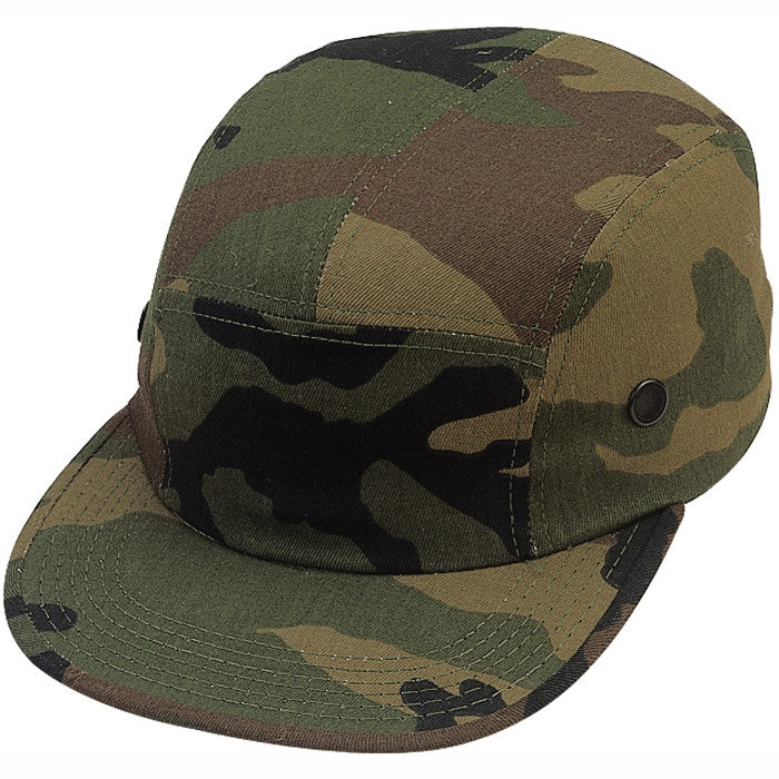 Woodland Camouflage - Military Style Urban Street Cap - Polyester ...