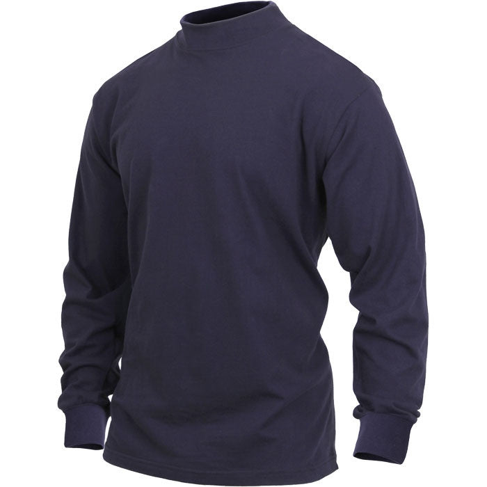 Midnight Blue - Mock Turtleneck Sweater - Army Navy Store