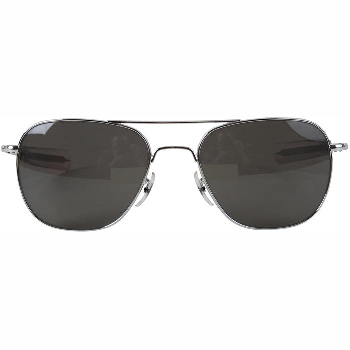 American Optics Chrome Genuine Gi 57mm Air Force Pilots Sunglasses