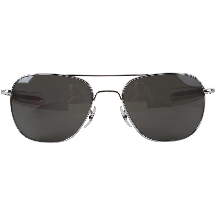 American Optics Chrome - Genuine GI 57mm Air Force Pilots Sunglasses ...