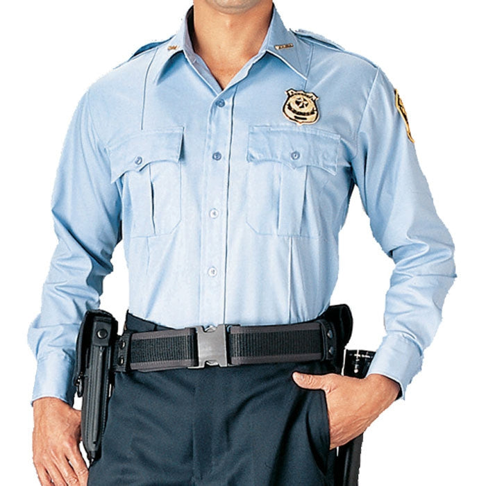 Light Blue - Official Law Enforcement Uniform Shirt Long Sleeve ...