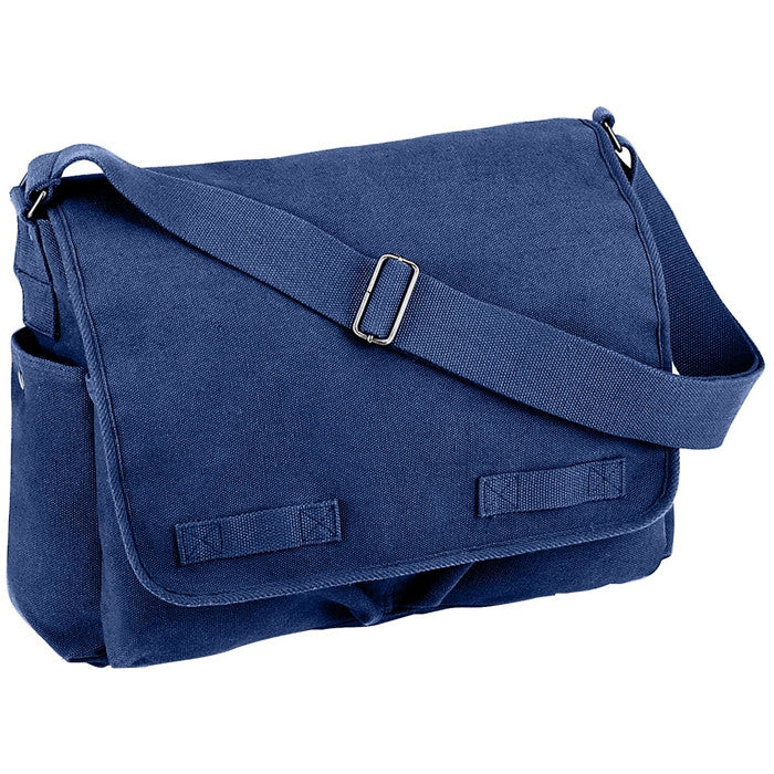 Navy Blue - Heavyweight Classic Messenger Bag - Army Navy Store