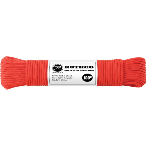 Rothco Foliage Green Nylon Paracord Type III 550 lb 100ft