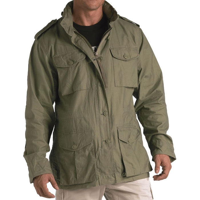 Sage Green - Lightweight Vintage Army M-65 Jacket - Army Navy Store