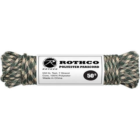 Charcoal Grey - Military Grade 550 LB Tested Type III Paracord Rope 100' - Nylon  USA Made - Galaxy Army Navy