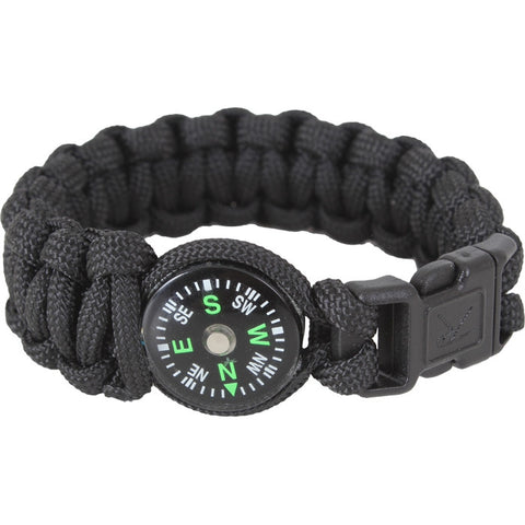 Rothco Thin Red Line Paracord Bracelet With D-Shackle - Volcanic Bikes