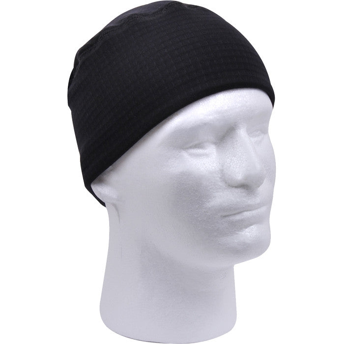 Black - Grid Fleece Watch Cap - Galaxy Army Navy