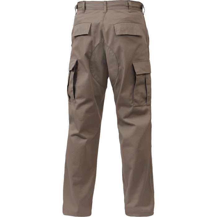 Khaki - Military BDU Pants - Cotton Ripstop - Galaxy Army Navy