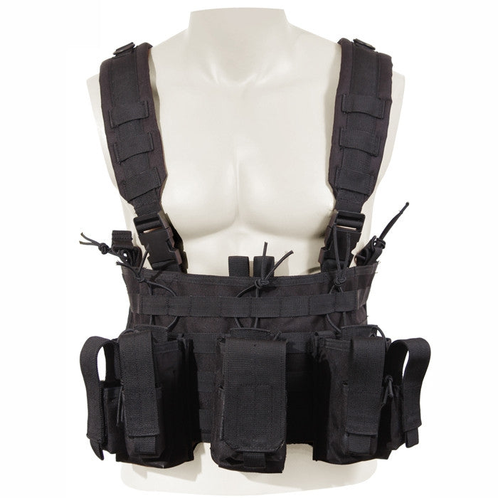 Operators Tactical Chest Rig Black - Galaxy Army Navy