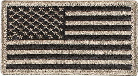 Multi Cam USA Flag Military Hook & Loop American Flag Patch SET