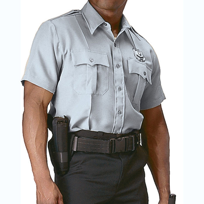 Grey - Official Law Enforcement Uniform Shirt Short Sleeve - Galaxy ...