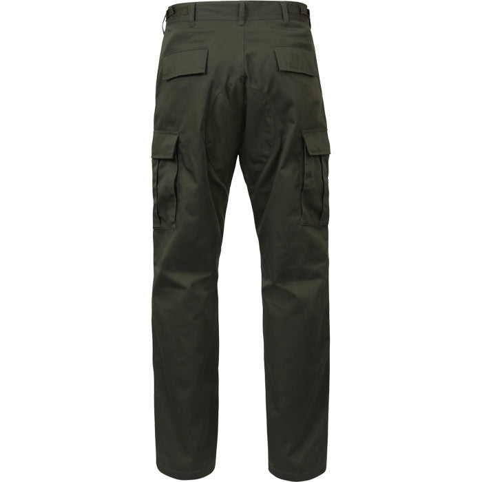Olive Drab - Military BDU Pants - Cotton Ripstop - Galaxy Army Navy