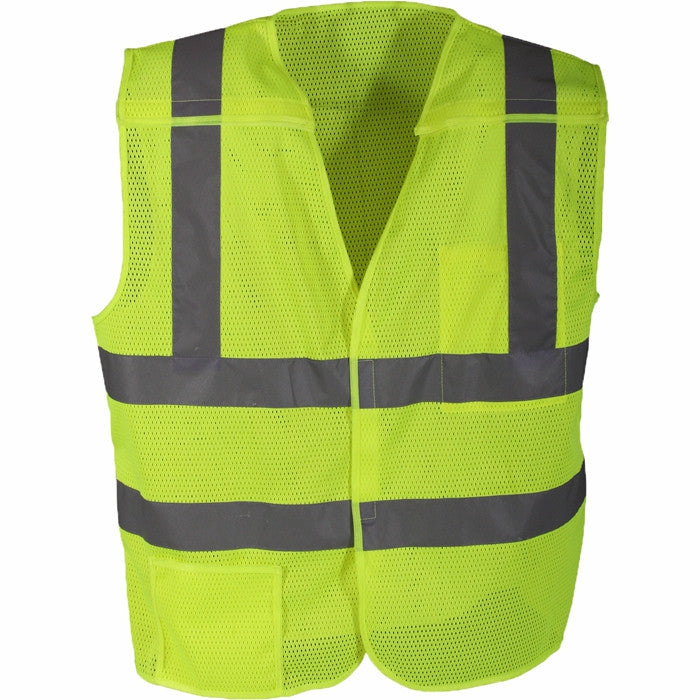 Safety Green - Reflective 5 Point Breakaway Vest - Army Navy Store