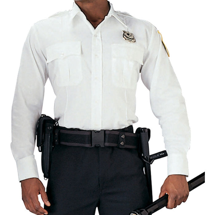 White - Official Law Enforcement Uniform Shirt Long Sleeve - Galaxy ...