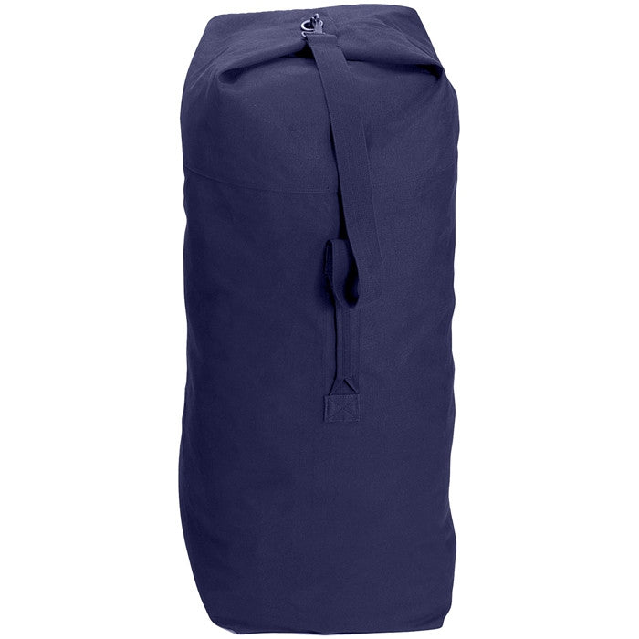 Navy Blue - Military Large Top Load Duffle Bag 25 in. x 42 in. - Cotton Canvas - Army Navy Store