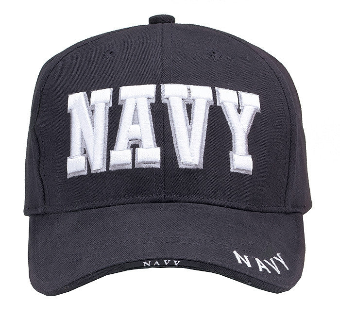 Navy Blue - NAVY Deluxe Adjustable Military Cap - Army Navy Store