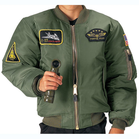 Alpha Industries MA-1 Bomber Flight Jacket - Fighter Pilot Flight Jacket