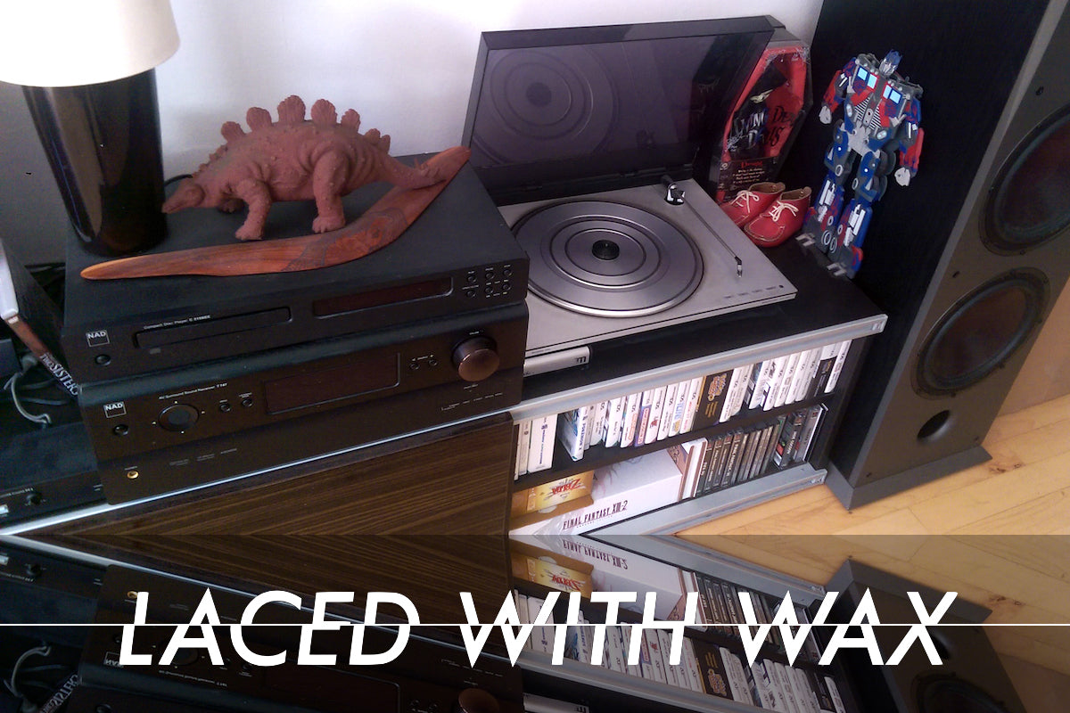 Laced With Wax Blip Blop on vinyl: The ritual, the record sleeve and regressing from CDs