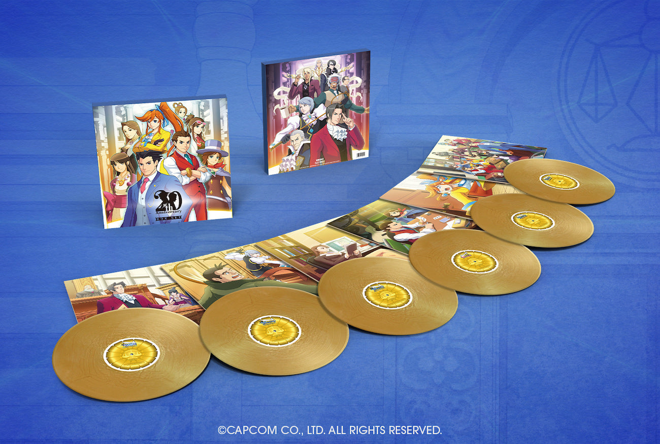 Ace Attorney 20th Anniversary (Limited Edition X6LP Boxset) by Laced Records