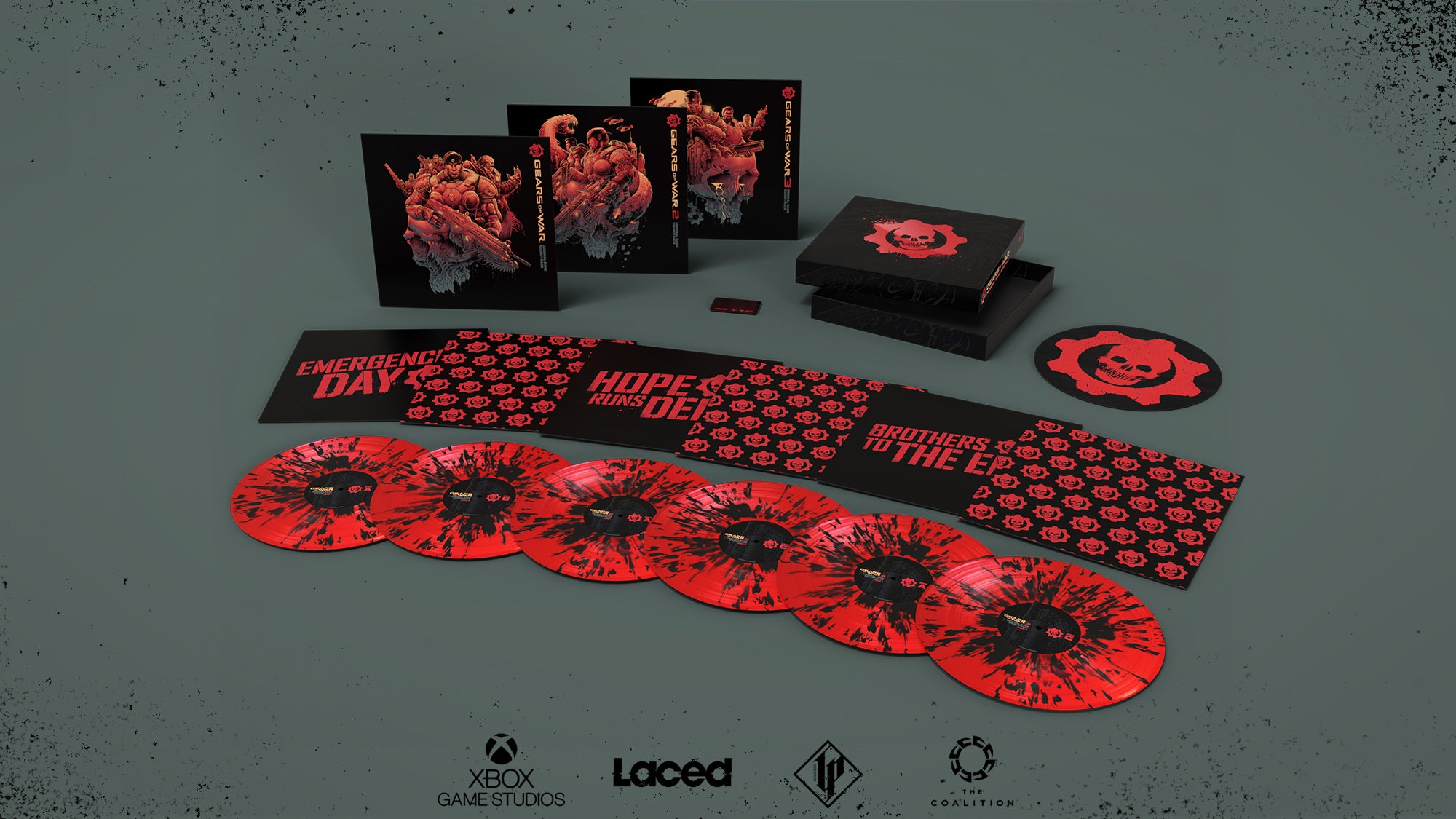 The Gears of War 1-3 Special Limited Edition vinyl box set