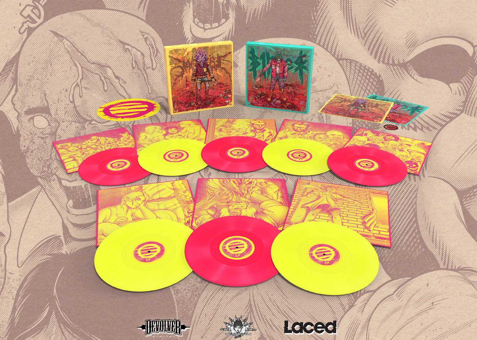 Hotline Miami 1 & 2: The Complete Collection (Exclusive Edition X8LP Boxset)