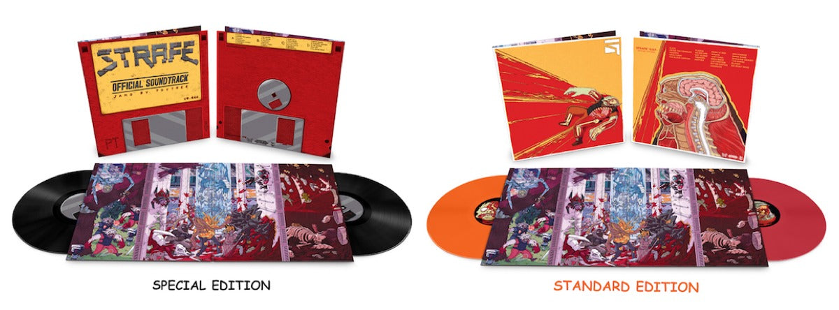 The STRAFE soundtrack on vinyl available from Lacedrecords.com