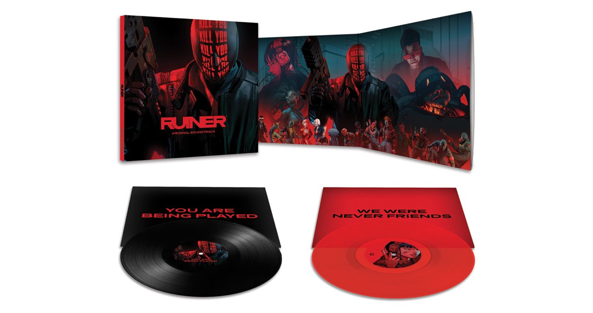 The Ruiner soundtrack on vinyl available from Lacedrecords.com