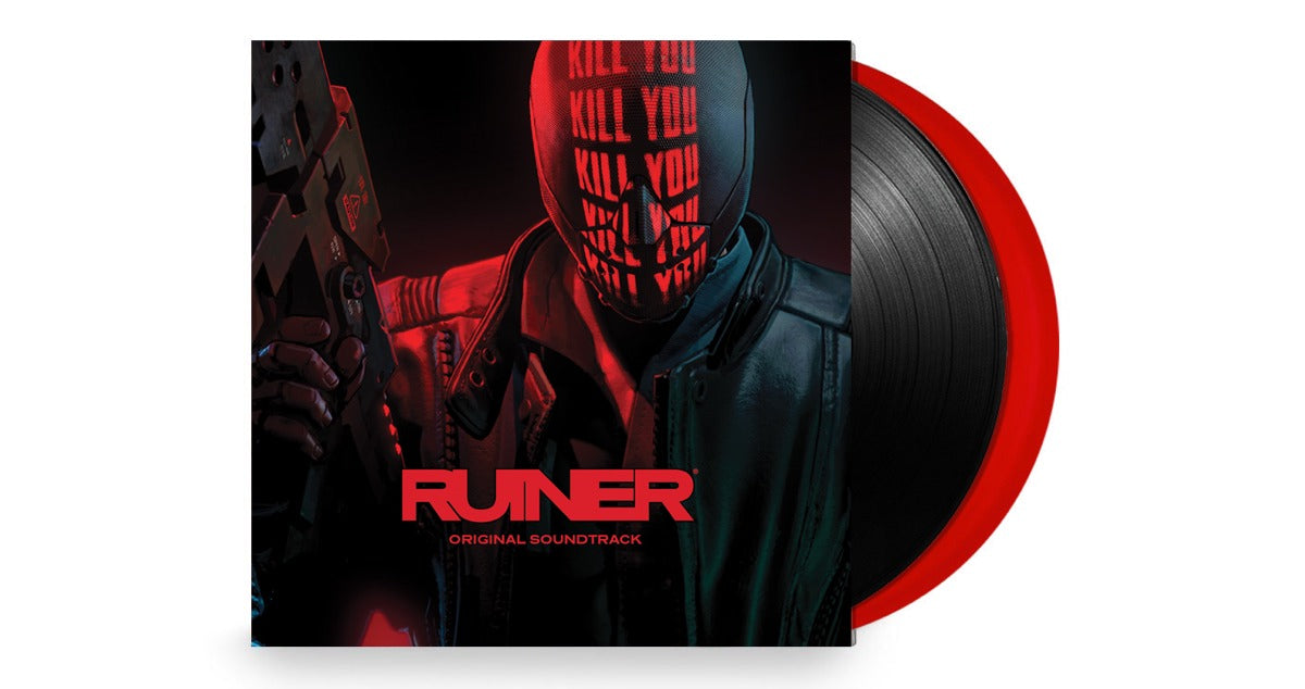 The Ruiner soundtrack on vinyl available from Lacedrecords.com