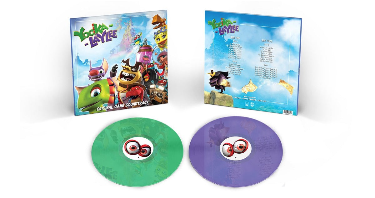The Yooka-Laylee soundtrack on vinyl available from Lacedrecords.com