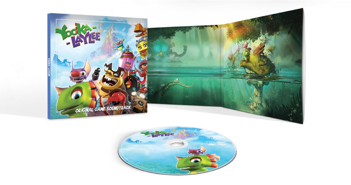 The Yooka-Laylee soundtrack on CD available from Lacedrecords.com
