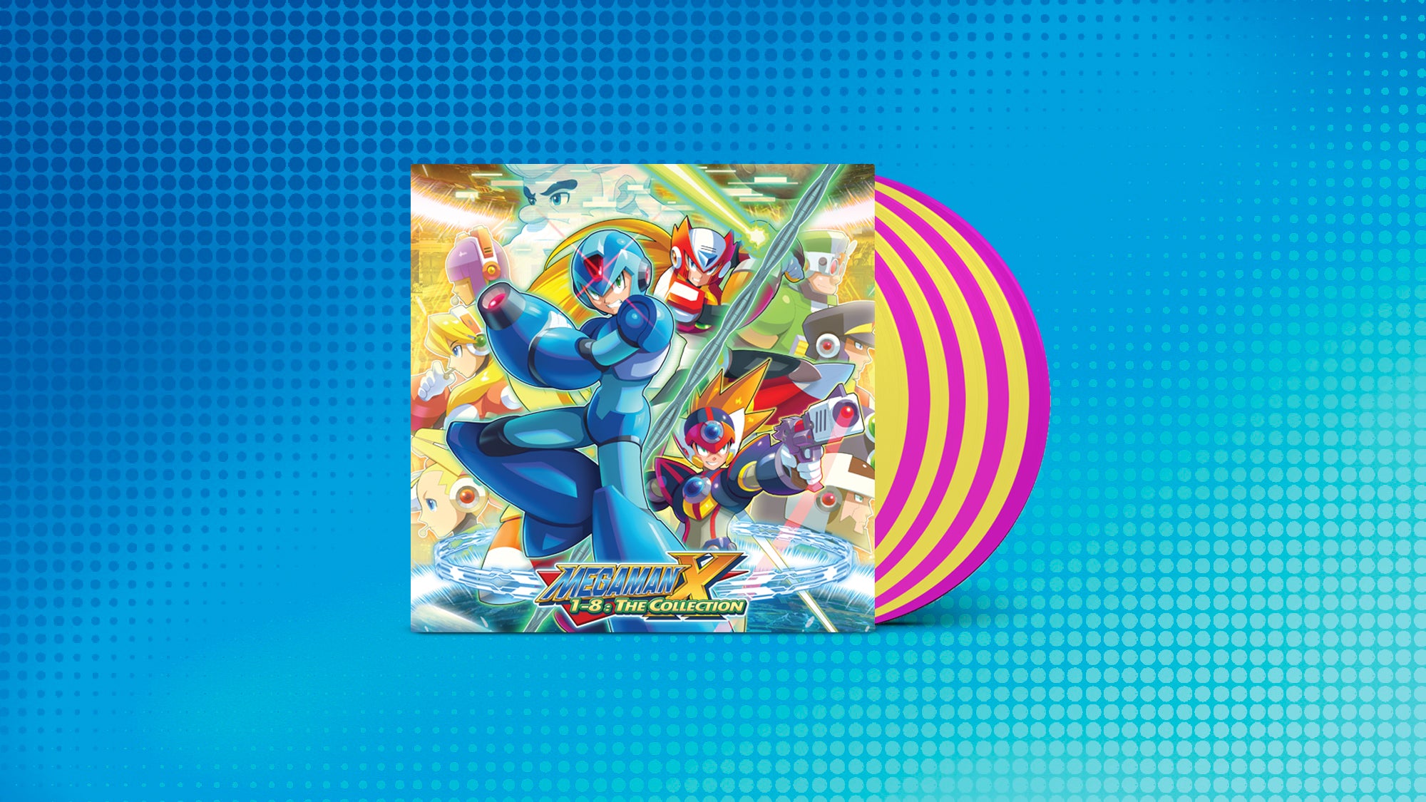 The Mega Man X 1-8 vinyl box set