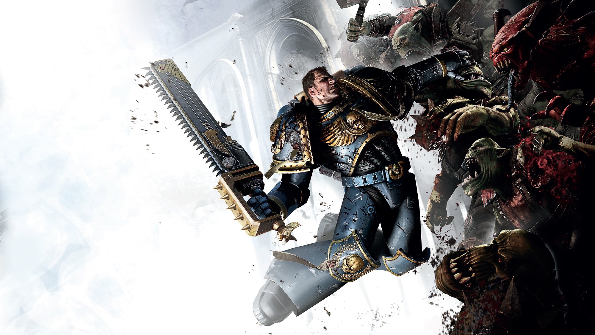 Official artwork from Warhammer 40,000: Space Marine.