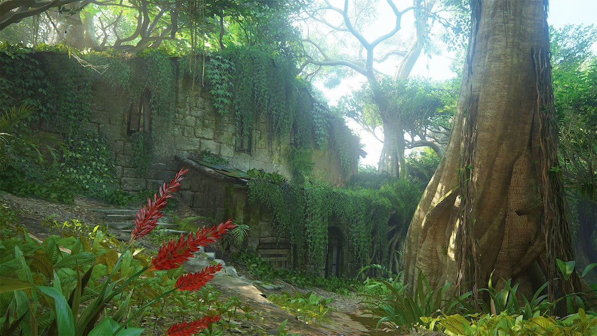 Temple Run: Treasure Hunters [Redemption Games]  Jungle temple, Fantasy  art landscapes, Fantasy landscape