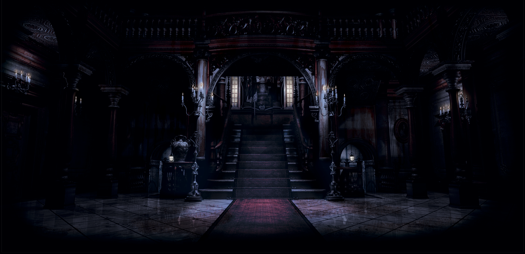 The gatefold of the Resident Evil vinyl.