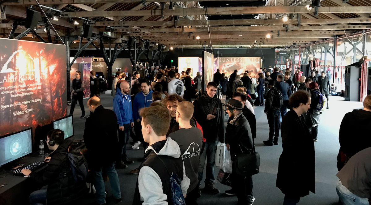 The main hall of EGX Rezzed