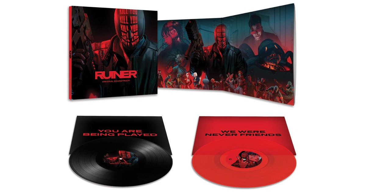 the RUINER soundtrack on 2xLP vinyl available to pre-order at LacedRecords.com
