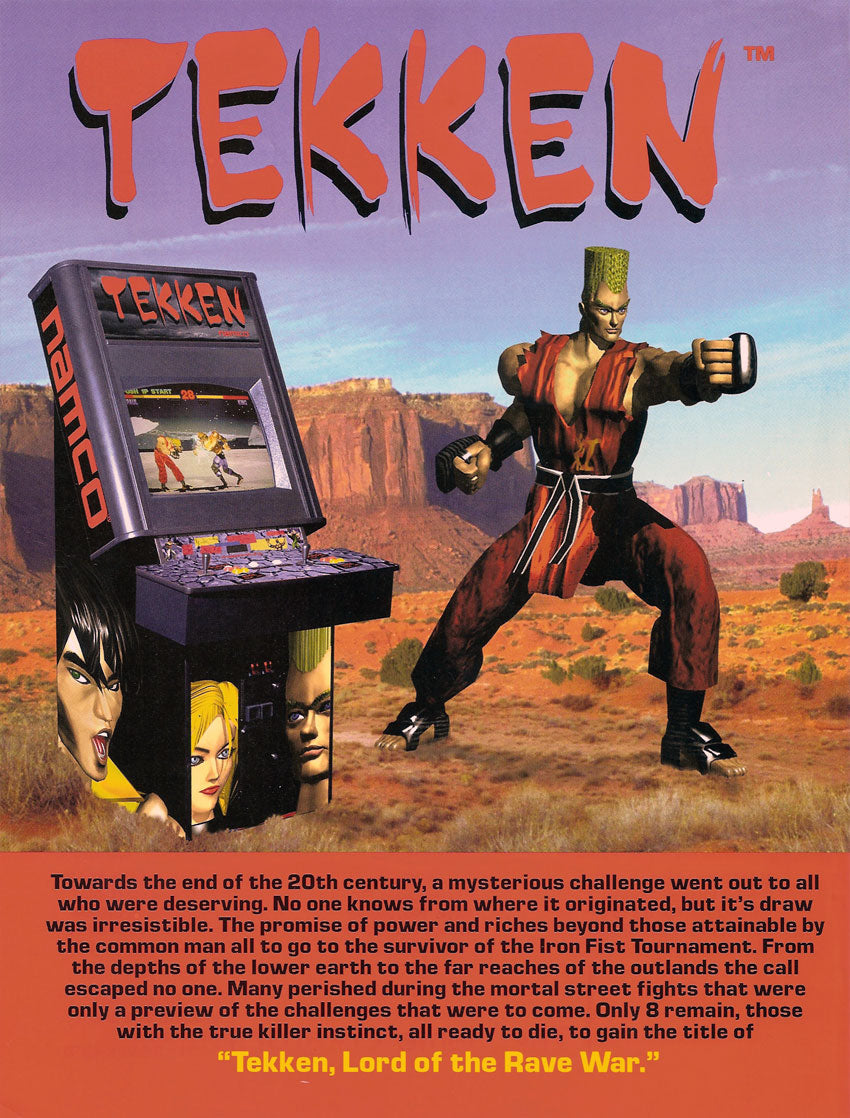 Tekken 1994 Arcade cabinet