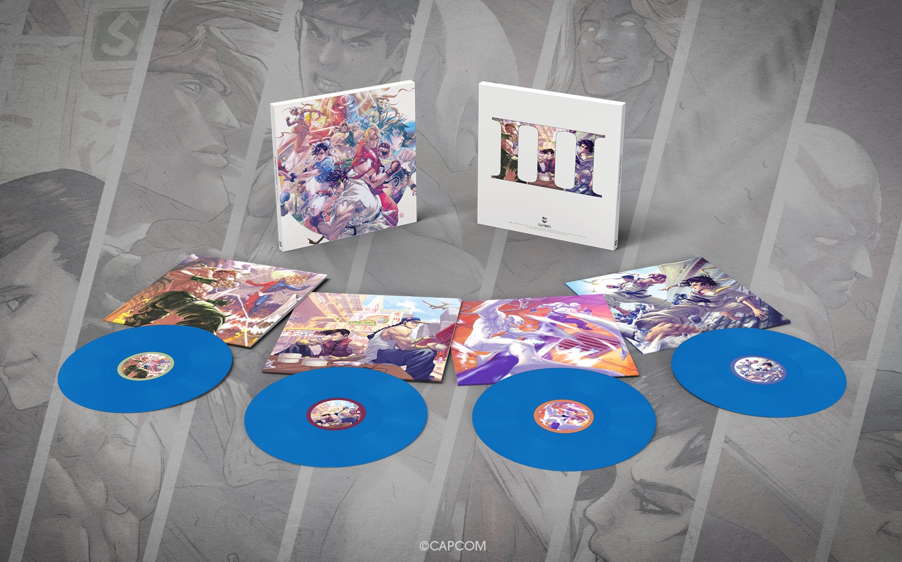 Street Fighter III: The Collection (Exclusive Edition Deluxe X4LP Boxset) from Laced Records