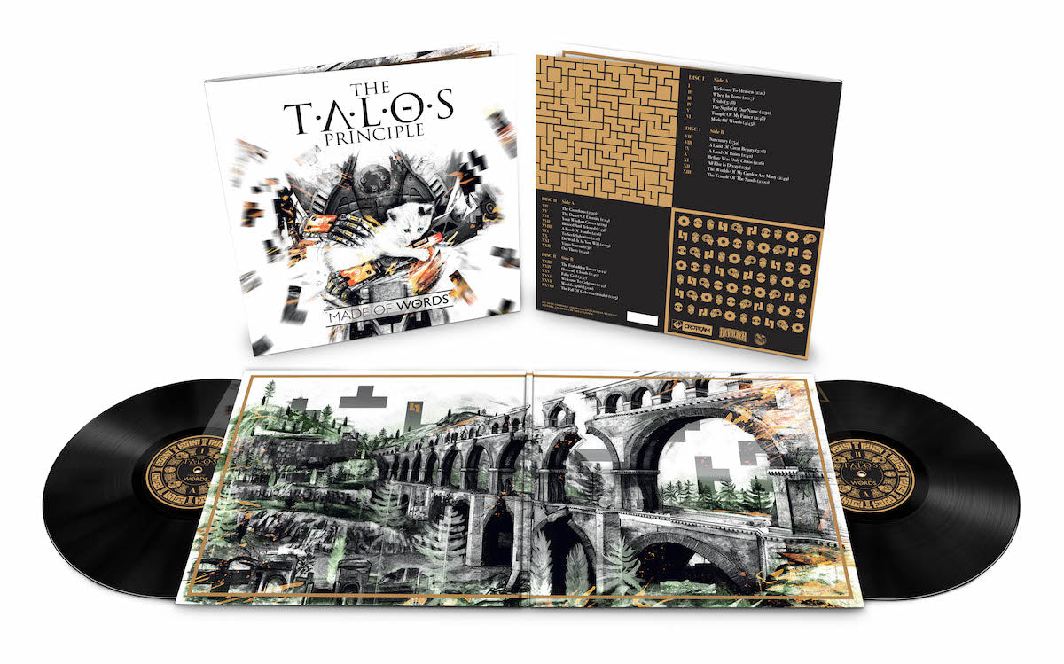 The Talos Principle ~Made of Words~, featuring music by Damjan Mravunac, 2xLP soundtrack vinyl is available from LacedRecords.com