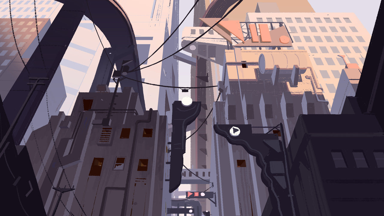 A piece of Kellan Jett’s concept art for in-development title Overpass