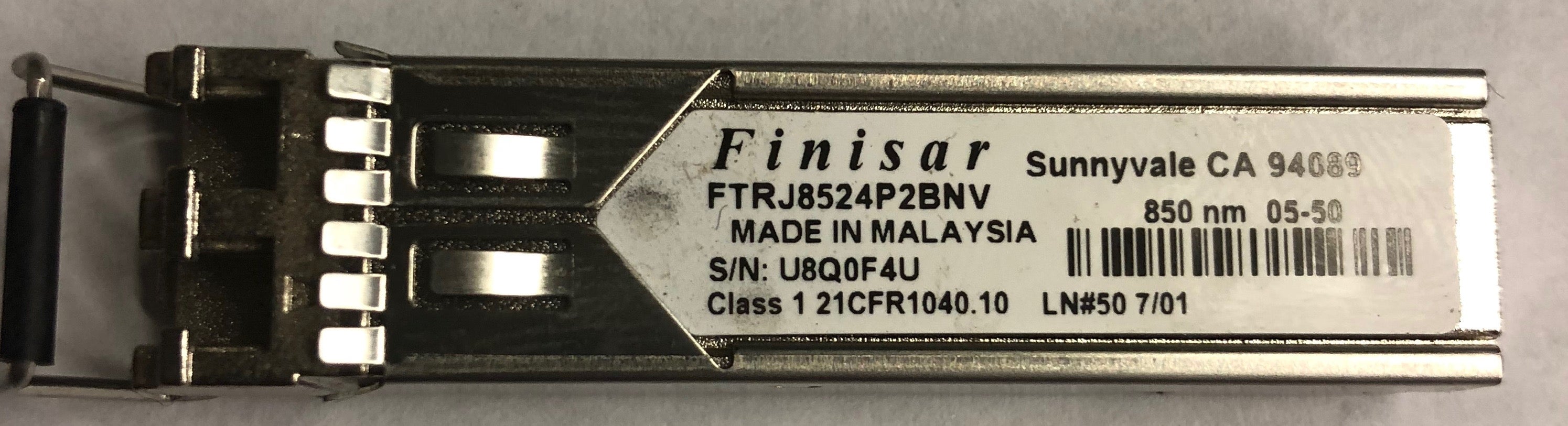 Finisar FTRJ8524P2BNV 4.25 Gbps SFP Transceiver Module