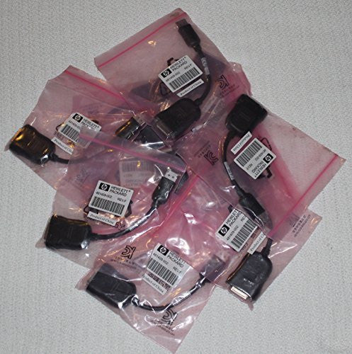 HP DisplayPort to DVI-D Cable Adapter, 481409-002 - 10 Pack