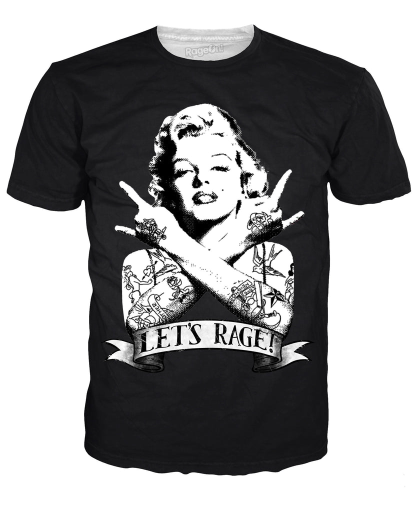 Marilyn Monroe T Shirt Black Ragejunkie 8214