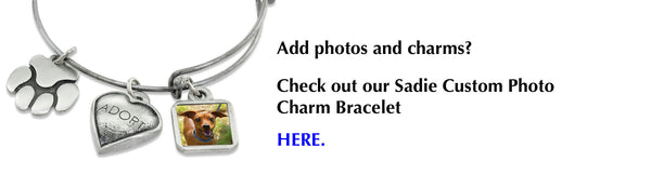 Sadie bangle bracelet charms photo charms