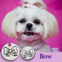 Bow Dog Charm