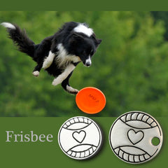 Frisbee Dog Charm