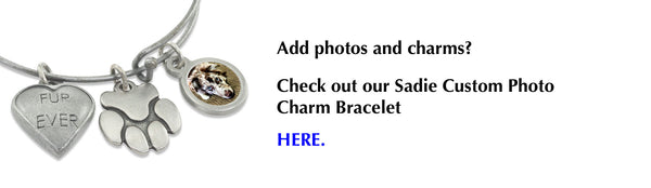 sadie bangle bracelet with charms extra photo charms