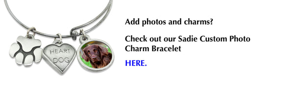 sadie bangle bracelet with charms extra photo charms