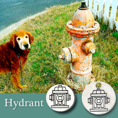 Hydrant Dog Charm